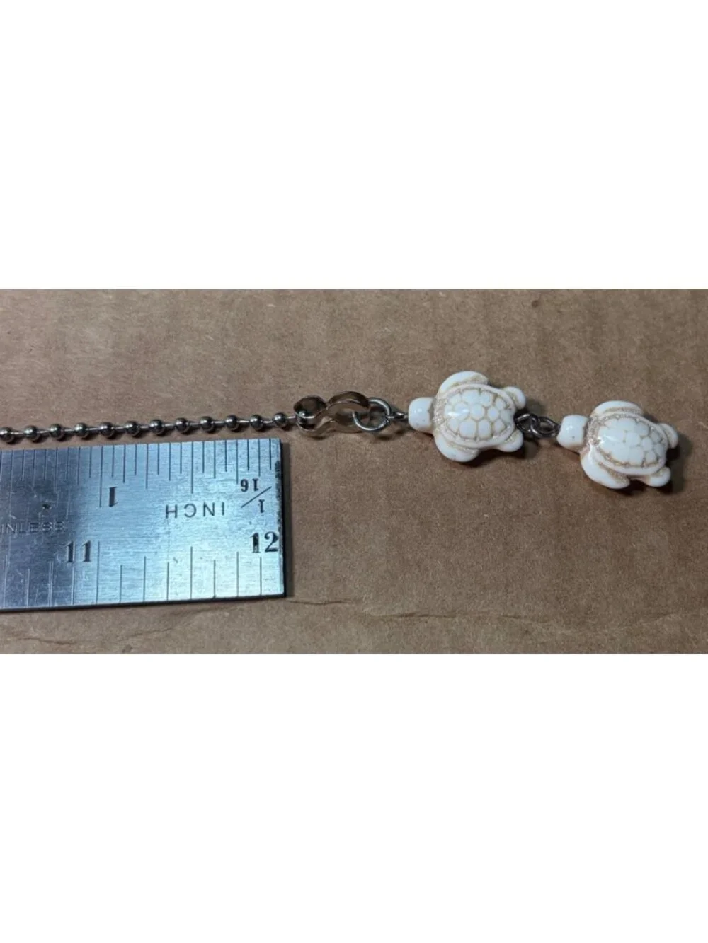 Blue Starfish & Turtle Pendant Ceiling Fan Pull Light Lamp Chain Handmade Sd